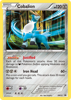 Cobalion — BW Black Star Promos