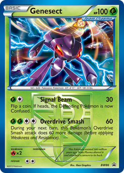 Genesect — BW Black Star Promos