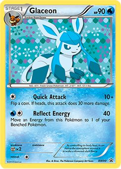 Glaceon — BW Black Star Promos