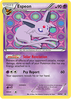 Espeon — BW Black Star Promos