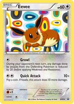 Eevee — BW Black Star Promos