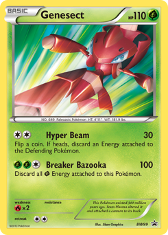 Genesect — BW Black Star Promos