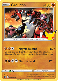 Groudon — Celebrations