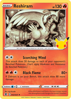 Reshiram — Celebrations