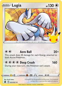 Lugia — Celebrations
