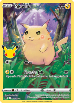 Pikachu — Celebrations