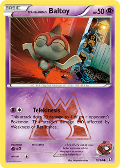 Team Magma's Baltoy — Double Crisis