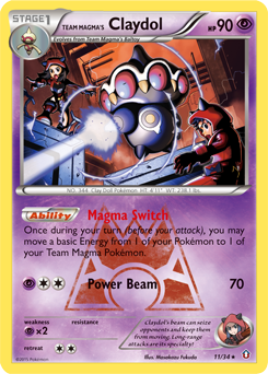 Team Magma's Claydol — Double Crisis