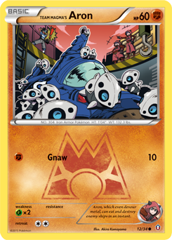 Team Magma's Aron — Double Crisis