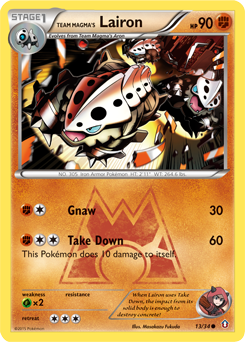 Team Magma's Lairon — Double Crisis