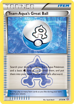 Team Aqua's Great Ball — Double Crisis