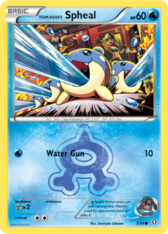 Team Aqua's Spheal — Double Crisis