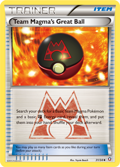 Team Magma's Great Ball — Double Crisis