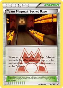 Team Magma's Secret Base — Double Crisis