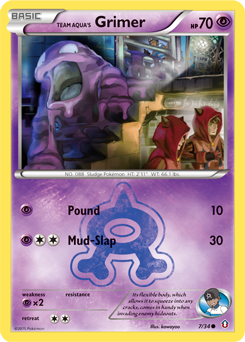 Team Aqua's Grimer — Double Crisis