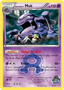 Team Aqua's Muk — Double Crisis