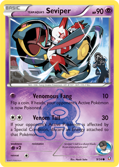 Team Aqua's Seviper — Double Crisis