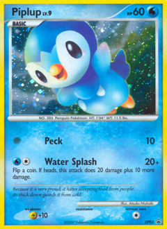 Piplup — DP Black Star Promos