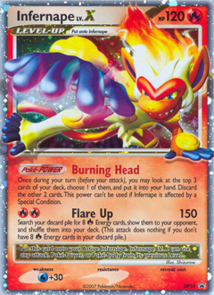 Infernape LV.X — DP Black Star Promos
