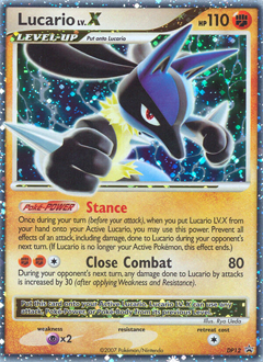 Lucario LV.X — DP Black Star Promos