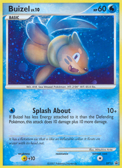 Buizel — DP Black Star Promos