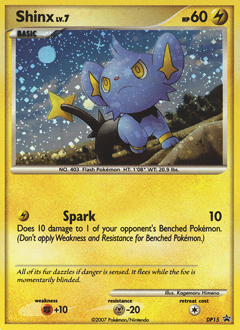 Shinx — DP Black Star Promos