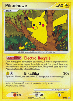Pikachu — DP Black Star Promos