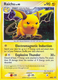 Raichu — DP Black Star Promos