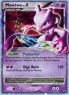 Mewtwo LV.X — DP Black Star Promos