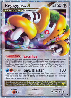 Regigigas LV.X — DP Black Star Promos
