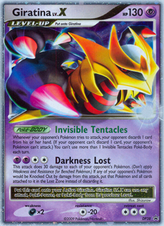 Giratina LV.X — DP Black Star Promos