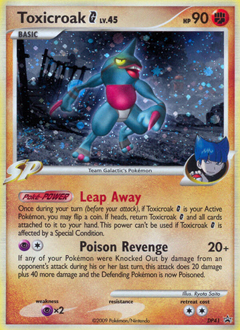 Toxicroak G — DP Black Star Promos