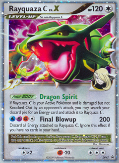 Rayquaza C LV.X — DP Black Star Promos