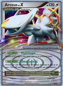 Arceus LV.X — DP Black Star Promos