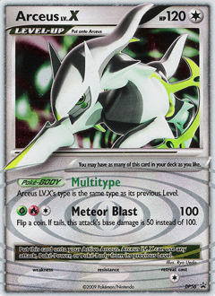 Arceus LV.X — DP Black Star Promos