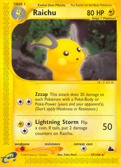 Raichu — Skyridge