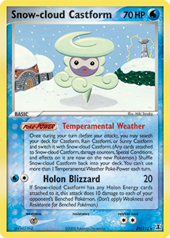 Snow-cloud Castform — Delta Species