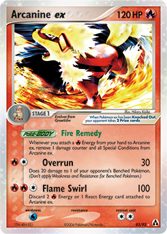 Arcanine ex — Legend Maker