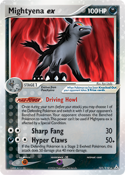 Mightyena ex — Holon Phantoms