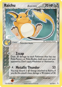 Raichu δ — Holon Phantoms
