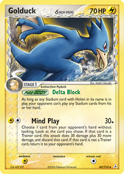 Golduck δ — Holon Phantoms