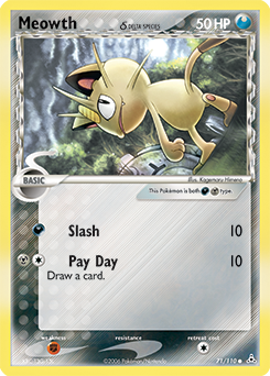 Meowth δ — Holon Phantoms