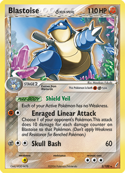 Blastoise δ — Crystal Guardians