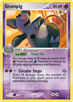 Grumpig — Crystal Guardians