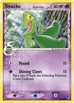 Treecko δ — Crystal Guardians