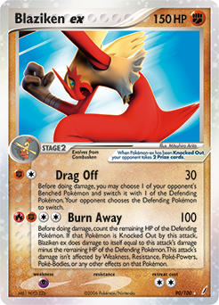 Blaziken ex — Crystal Guardians