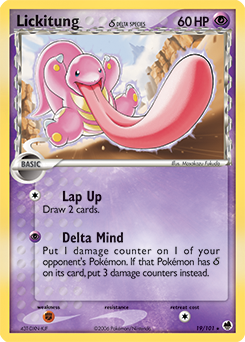 Lickitung δ — Dragon Frontiers