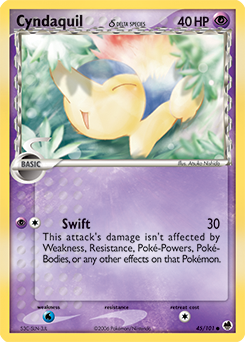 Cyndaquil δ — Dragon Frontiers