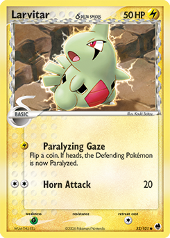 Larvitar δ — Dragon Frontiers