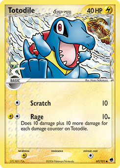 Totodile δ — Dragon Frontiers